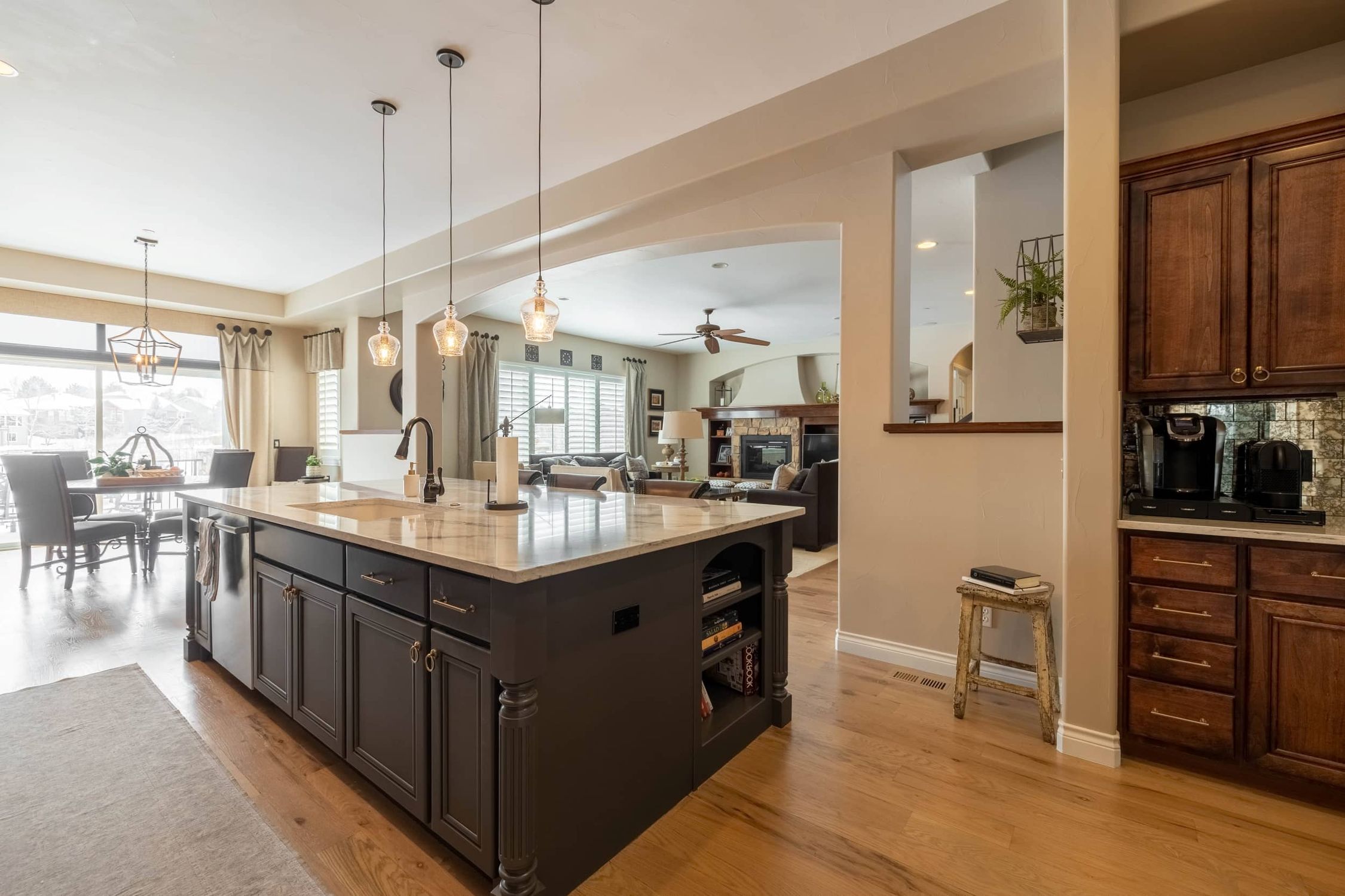 interior painting open concept kitchen Central Ohio